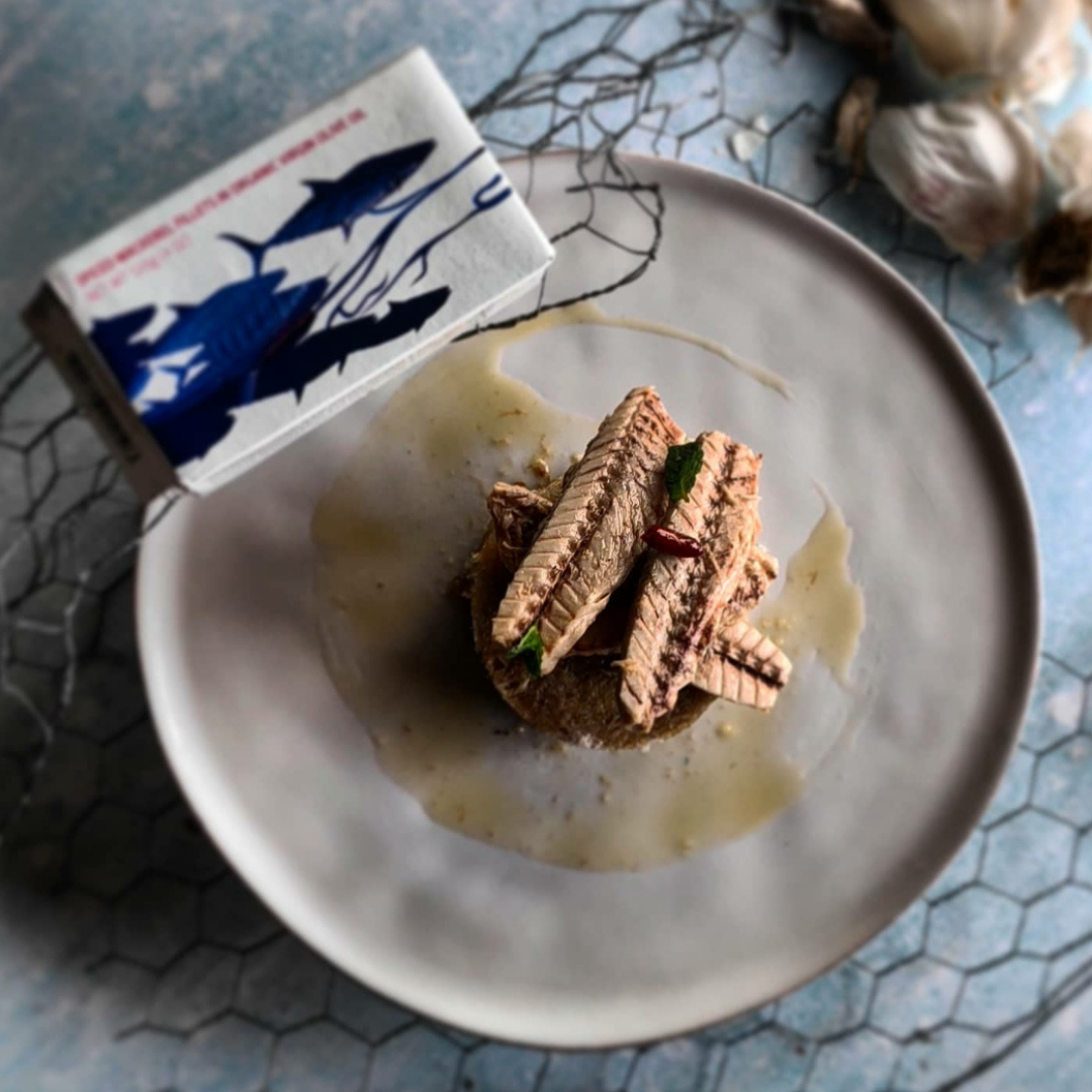 Mackerel Fillets in Organic Olive Oil VE & Organic Piri-Piri