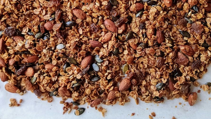 A granola numa vida saudável