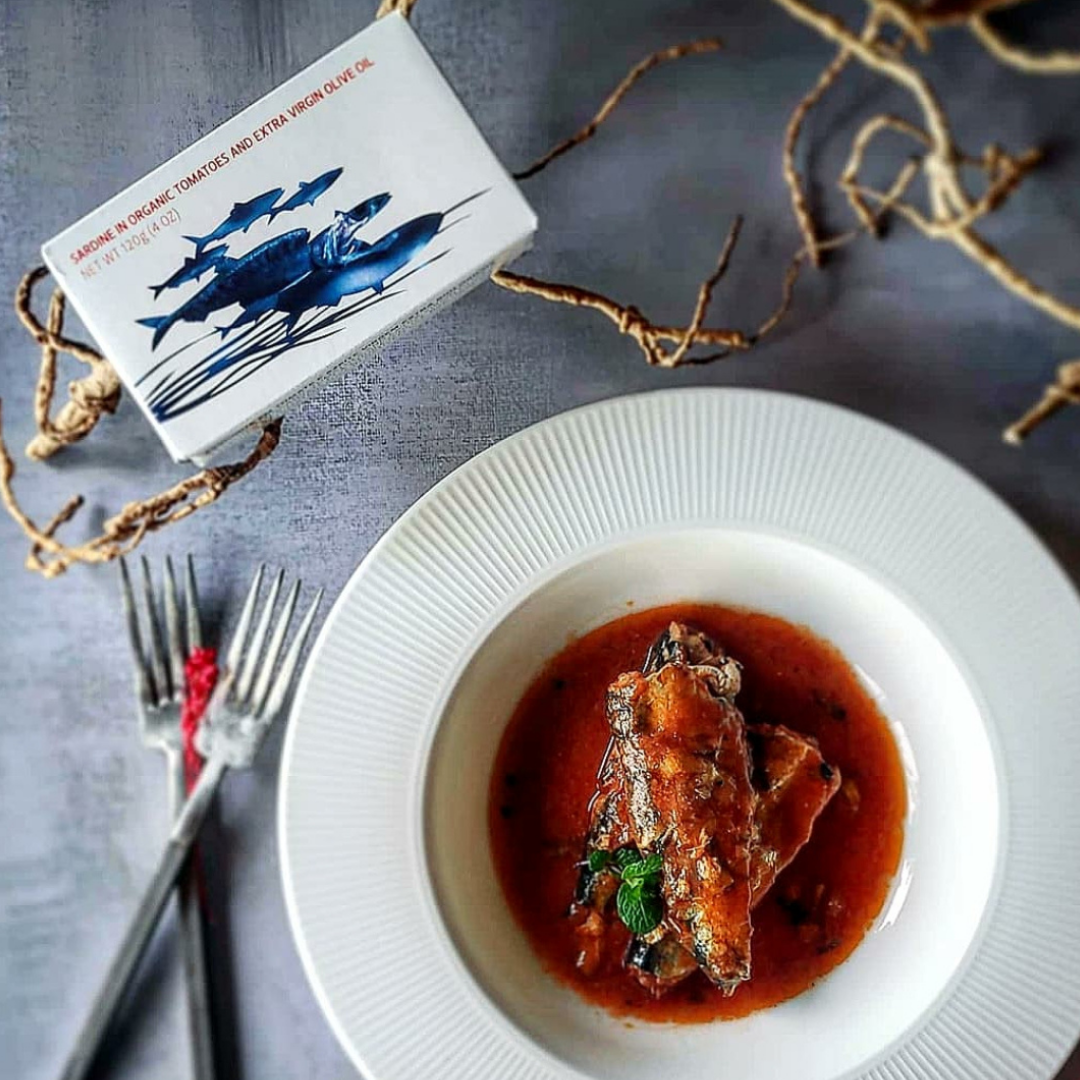 Organic Sardine in Tomato