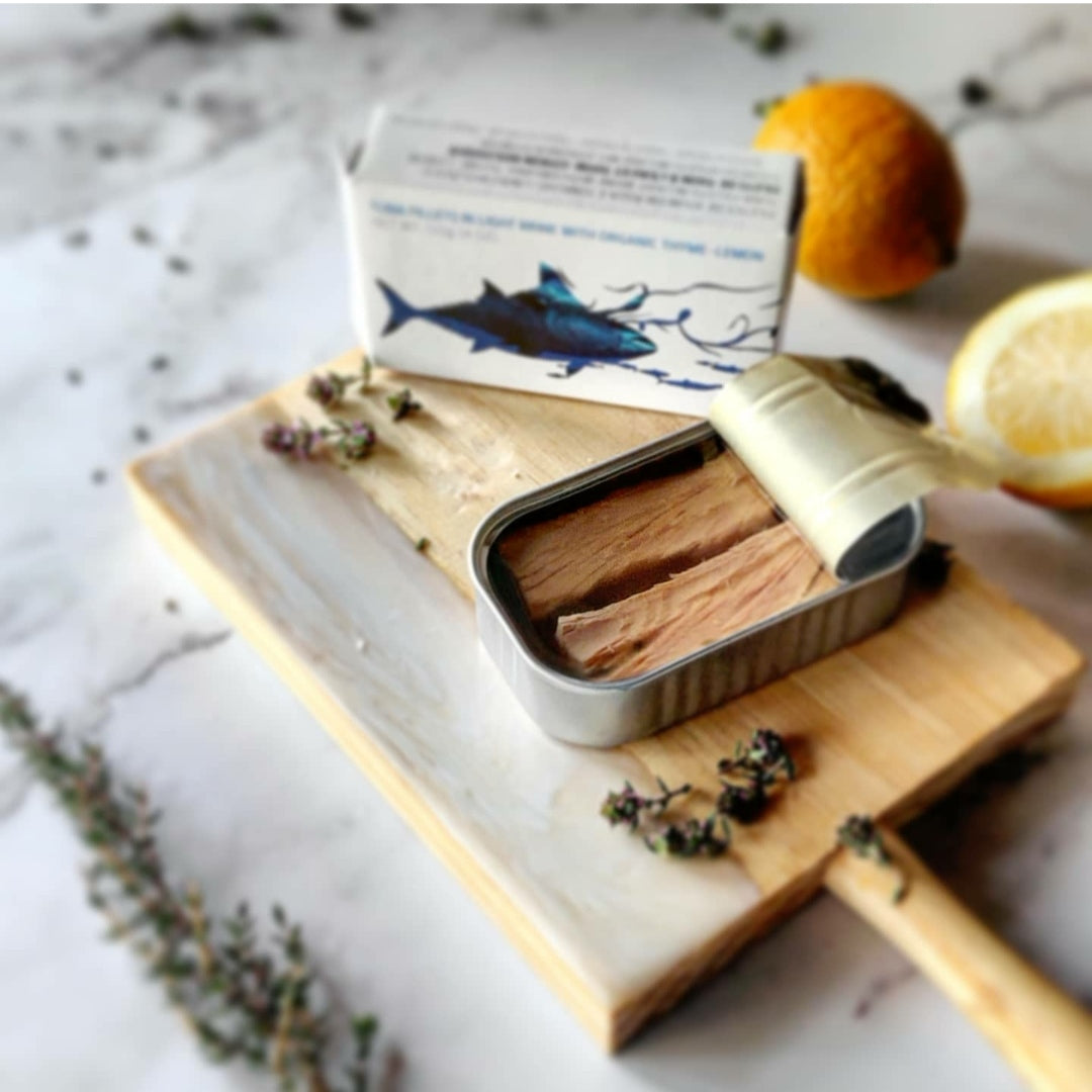 Filetes de Atum em Água e Tomilho-Limão Biológicos